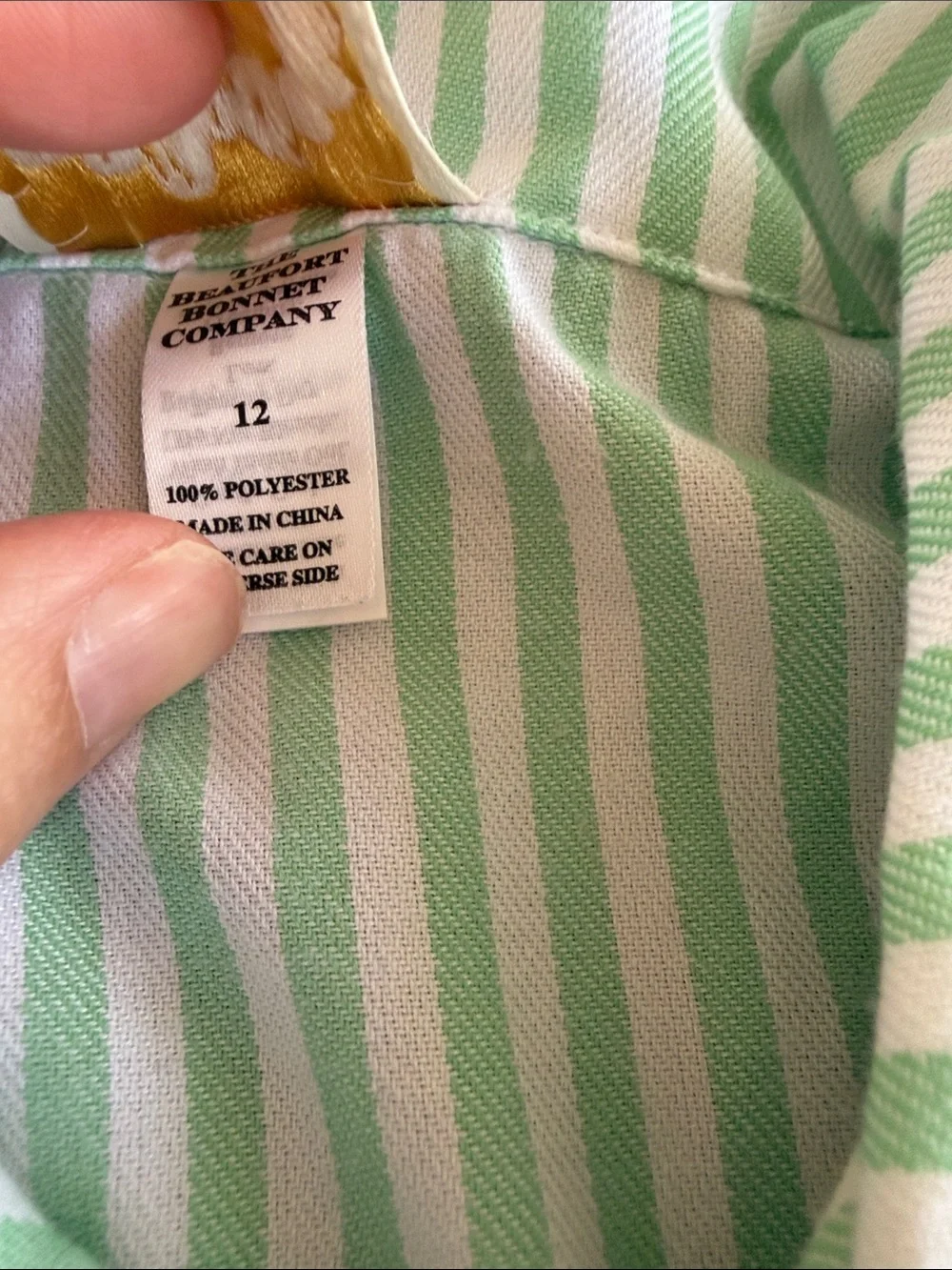 The Beaufort Bonnet Company Mint & White Striped Kids Pajama Set